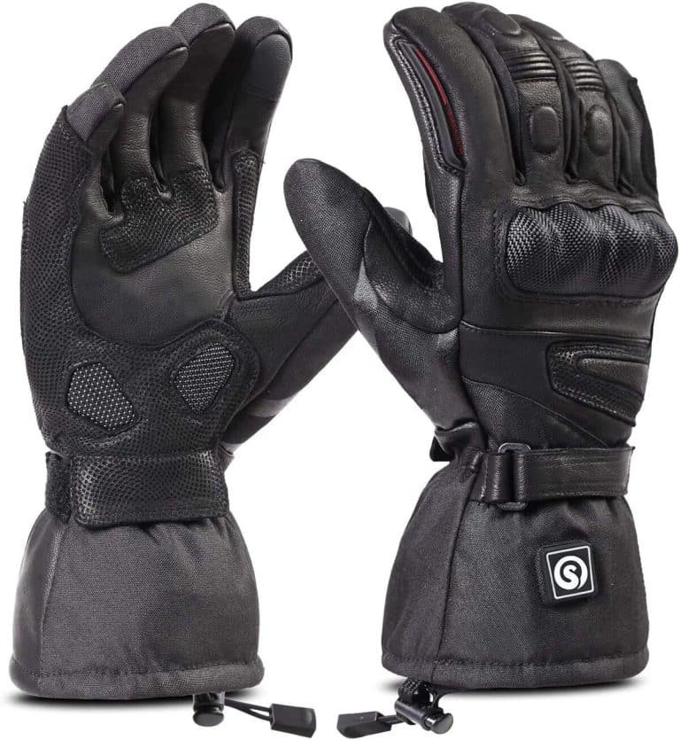 DAY WOLF Gants Chauffants Électriques Rechargeables 7.4V 2200mAh - Chauds Pour Ski, Moto, Randonnée, Hiver Homme/Femme