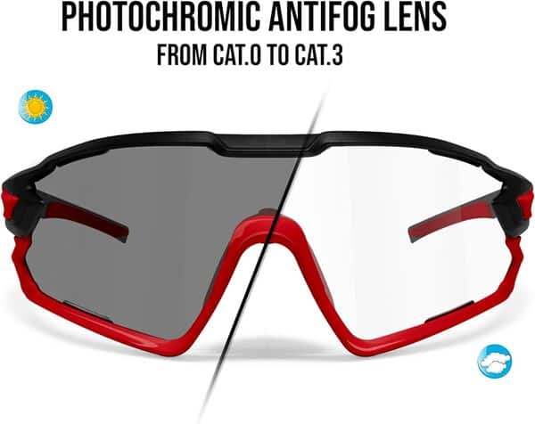 Bertoni Lunettes Cyclisme Vélo Running MTB Ski Sport Mod. Quasar