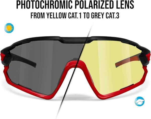 Bertoni Lunettes Cyclisme Vélo Running MTB Ski Sport Mod. Quasar