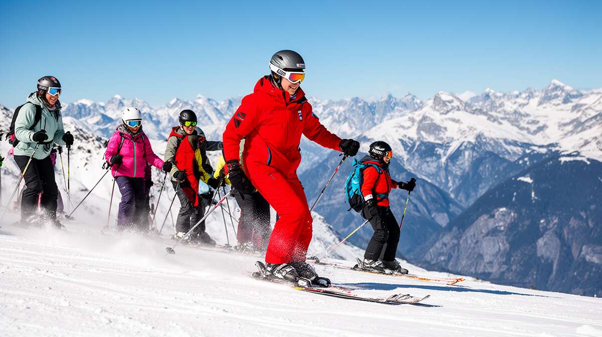 Le quotidien d'un moniteur de ski