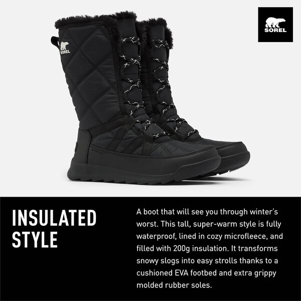 Sorel Bottes d'hiver pour Femmes WHITNEY II TALL LACE WP
