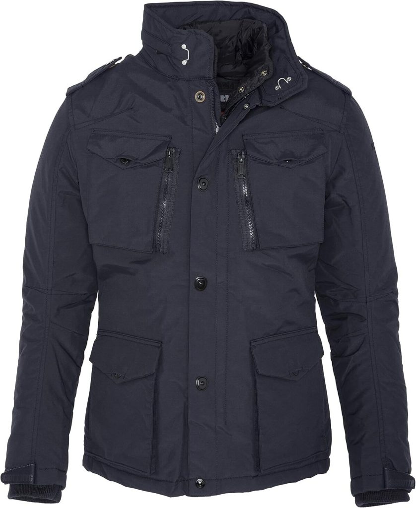 Test de la veste Schott NYC homme Field bleu marine