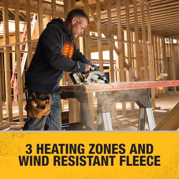 DEWALT Dchj067b Sweat à capuche chauffant de sécurité industrielle Mixte (lot de 1)