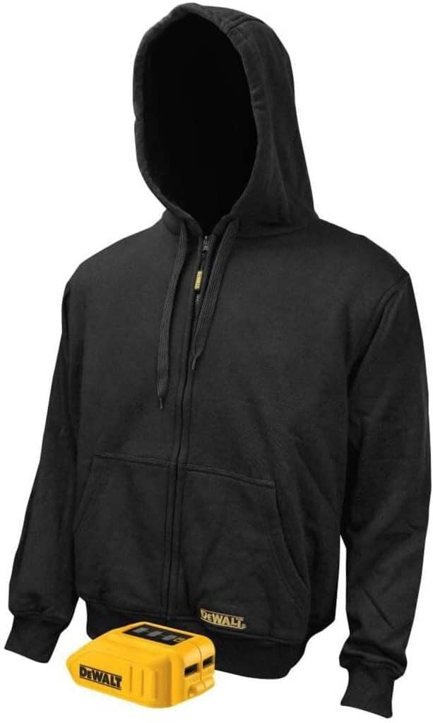 Test : sweat chauffant Dewalt Dchj067b noir XL