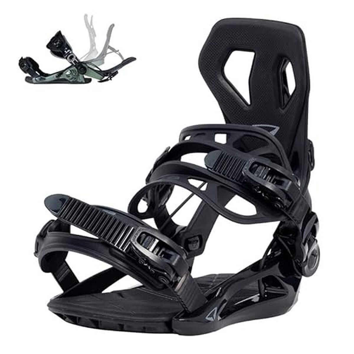 Test des fixations snowboard automatiques Bextreme SP modèle Private Black