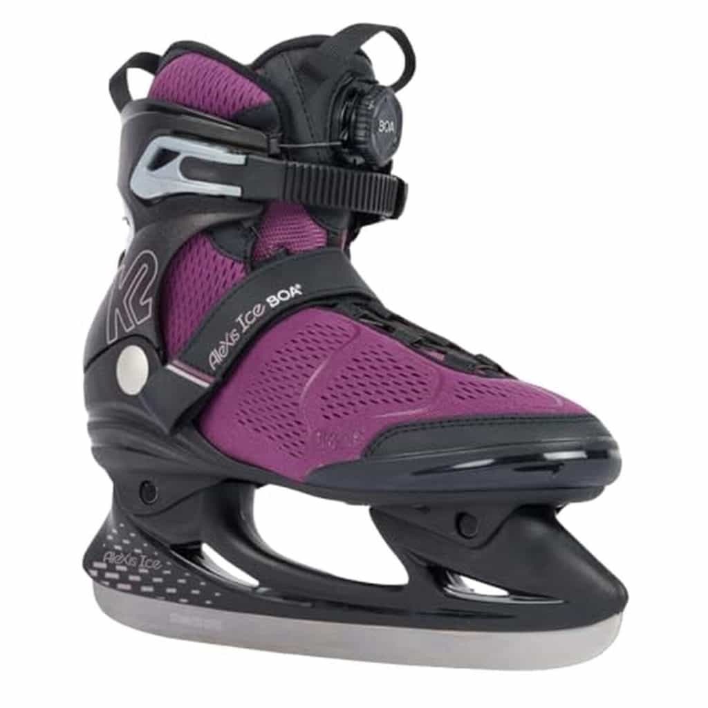 Test des patins à glace femme K2 Alexis Ice Boa 25G0810.1.1.100 violets