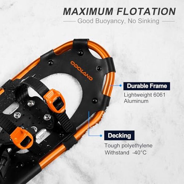 Découvrez notre avis sur le set raquettes à neige Odoland 4 en 1 : performance, confort et polyvalence au rendez-vous pour vos randonnées sur neige.