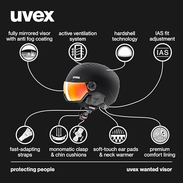 Découvrez notre test complet du casque de ski uvex Wanted Visor alliant confort, sécurité et design moderne pour des descentes en toute confiance