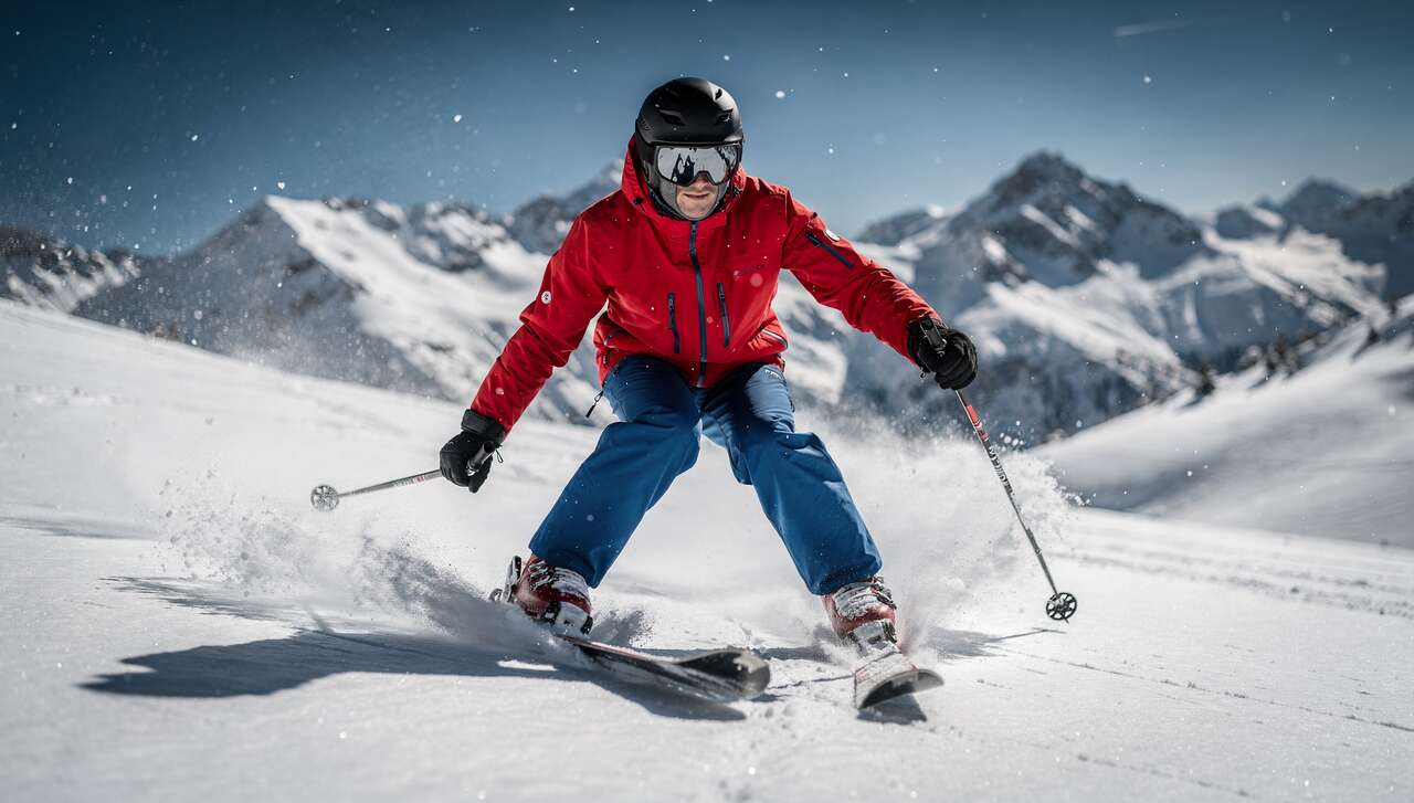 Freiner avec le chasse-neige