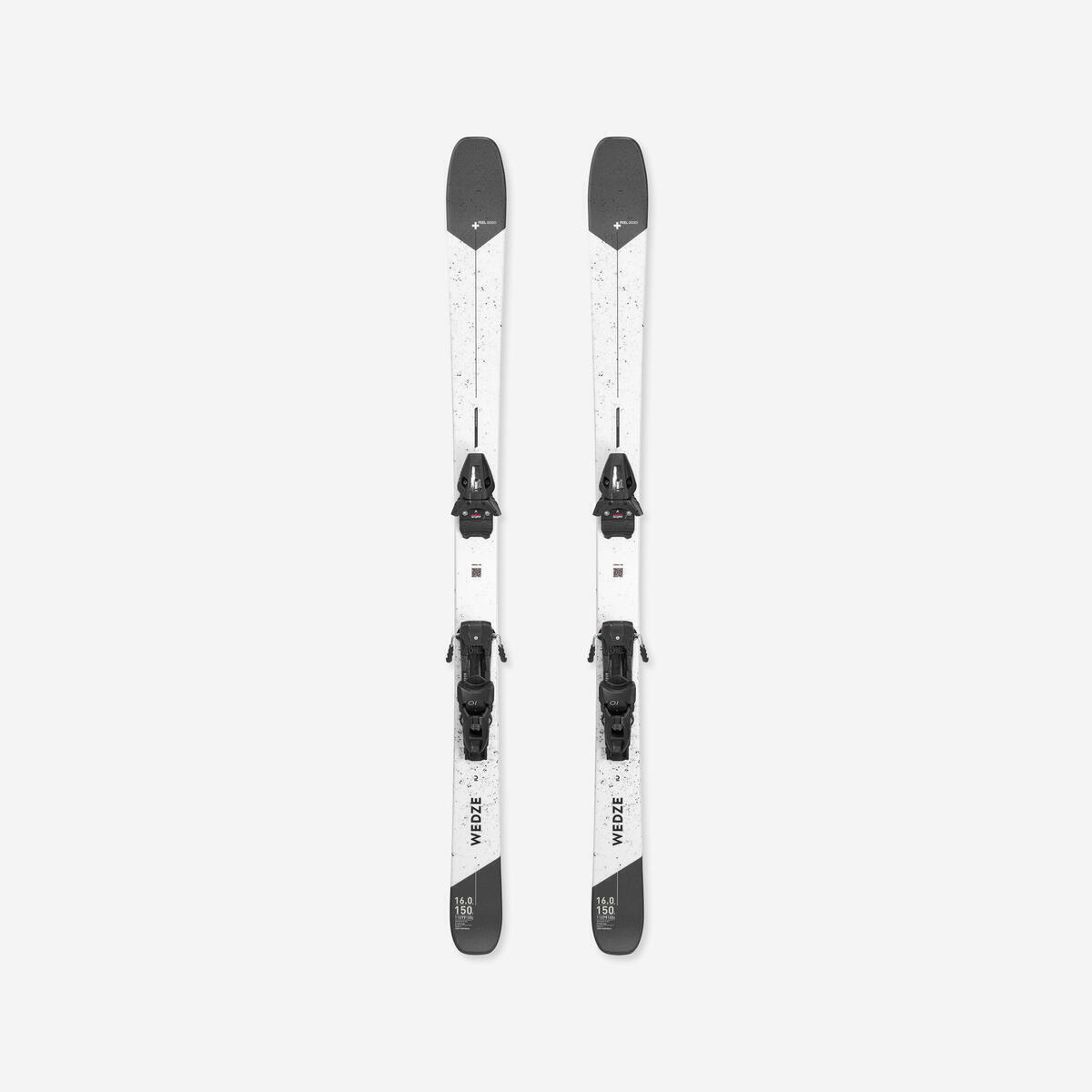 Test du ski alpin homme Cross 150+ noir blanc chez Decathlon